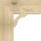 Ekena Millwork Olympic Block Rough Sawn Bracket, Douglas Fir, 6"W x 18"D x 18"H BKT06X18X18OLY05RDF - alternate 2